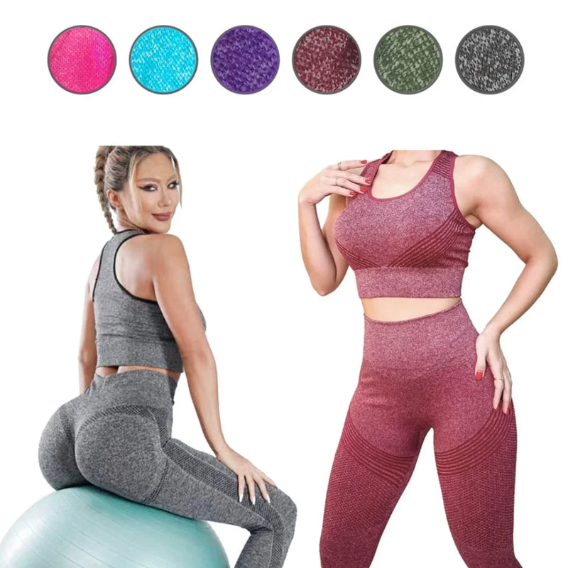 Conjunto Top e Calça Fitness Academia Lift Bumbum, Zero Transparencia